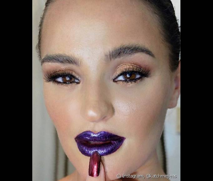 O roxo também garante um visual impactante (Foto: Reprodução)